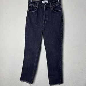 Abercrombie & Fitch The Ankle Straight Ultra High Rise Size 2